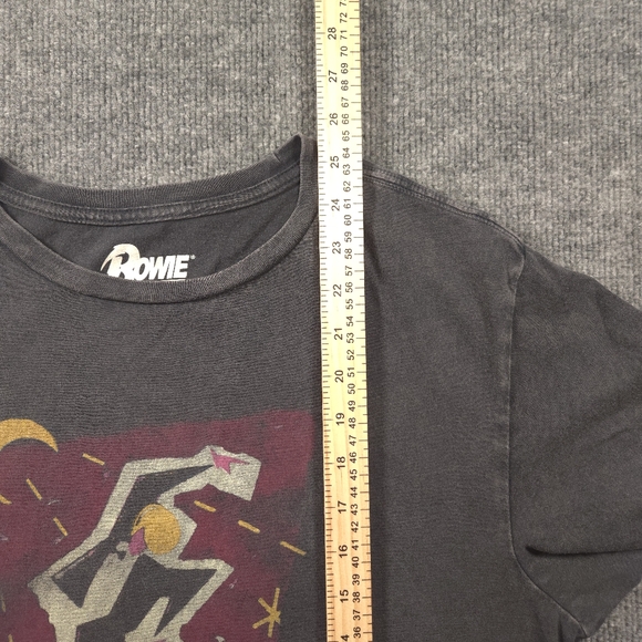 Retro David Bowie Serious Moonlight Tour/ Let’s Dance Lyric Lucky Brand Size L - Picture 5 of 7